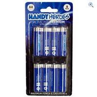 handy heroes aa alkaline premium ultra power batteries 8 pack