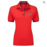 Harry Hall Appleton Ladies\' Polo Shirt - Size: 10 - Colour: Ruby Red