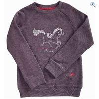 Harry Hall Firbeck Junior Sweatshirt - Size: 3-4 - Colour: Aubergine Purple