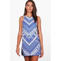 Hayley Woven Sequin Dress - blue