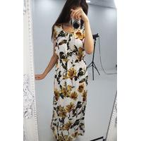 Hasini floral printed maxi dress