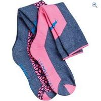 Harry Hall Women\'s Half Terry Knee Socks (2 pair pack) - Colour: Navy-Pink