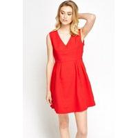 half moon back skater dress