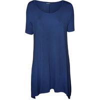 Hannah Short Sleeve Swing Top - Royal Blue