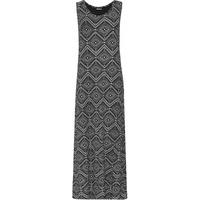 harriet monochrome maxi dress black