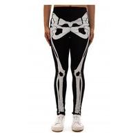 Halloween Black Skeleton Leggings