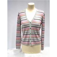 Harrods Marilyn Moore - Size: M - Grey/Pink - Cardigan