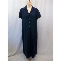 harve benard size 10 12 blue calf length dress