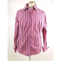 Hawes & Curtis Size 20 Pink Striped Blouse