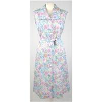 Handmade Vintage 1970\'s - 34 inch Chest - Multicoloured - Floral Print Shirt Dress
