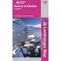 Hawick & Eskdale - OS Landranger Active Map Sheet Number 79