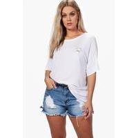 hana milkshake t shirt white