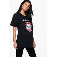 Hannah Rolling Stones Band Tee - black