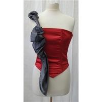 hand made size 10 red bustier