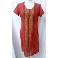 Handmade - Size: M - Red - Smock top