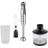 Hand-held blender Korona Stabmixer Set 800 W with blender attachment, stepless speed control Stainless steel (polished), 
