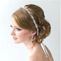 Handmade Crystal Zircon Forehead Headband Hair Jewelry for Wedding Party
