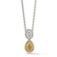 Hans D. Kreiger Necklace Yellow Diamond Pendant