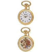 Harrison Brothers and Howson Gold Plated Pendant Flower Watch 1202