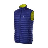 Haglofs Essens II Down Vest Noble Blue / Firefly