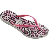 Havaianas Slim Animals white/rose