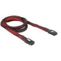 Hard drives Cable [1x mini SAS plug (SFF-8087) - 1x mini SAS plug (SFF-8087)] 1 m Red/black Delock
