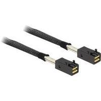 Hard drives Cable [1x mini SAS plug (SFF-8087) - 1x mini SAS plug (SFF-8087)] 0.50 m Black Delock