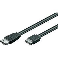 Hard drives Cable [1x eSATA socket 7-pin - 1x SATA socket 7-pin] 2 m Black Goobay