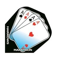 Harrows Marathon Dart Flights (4 Aces) Pack of 10 Sets