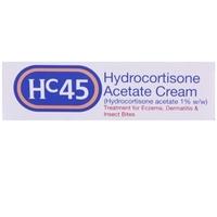 hc45 hydrocortisone acetate cream