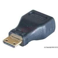 hdmi a female to mini hdmi male adapter gold