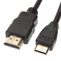 HDMI V1.4 Male to Mini HDMI V1.4 Male Connection Cable for Smart LED HDTV/Chromecast/Blu-Ray DVD(1.5M)
