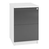 HD Range 2 Draw Filing Cabinet Grey Anthracite Self Assembly Required