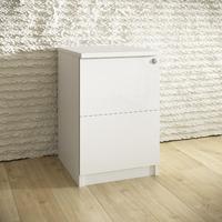 hd range 2 draw filing cabinet frost white self assembly required