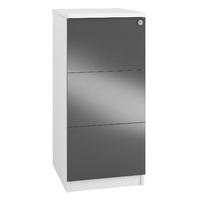 HD Range 3 Draw Filing Cabinet Grey Anthracite Self Assembly Required