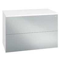 hd range 2 draw side filing cabinet blue metallic self assembly requir ...