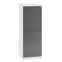 HD Range 4 Draw Filing Cabinet Grey Anthracite Self Assembly Required