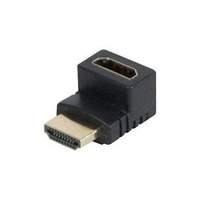 Hdmi Male/ Female Adapter Angled 90 Degree Gold Model B