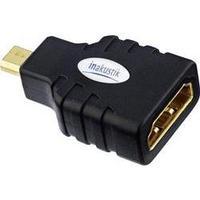 HDMI Adapter [1x HDMI socket D Micro - 1x HDMI socket] Black gold plated