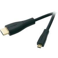 HDMI Cable [1x HDMI plug - 1x HDMI socket D Micro] 1.50 m Black SpeaKa Professional