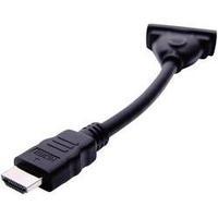 hdmi dvi adapter 1x hdmi plug 1x dvi socket 29 pin black