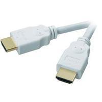 HDMI Cable [1x HDMI plug - 1x HDMI plug] 1.50 m White SpeaKa Professional