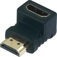 HDMI Adapter [1x HDMI plug - 1x HDMI socket] Black gold plated connector