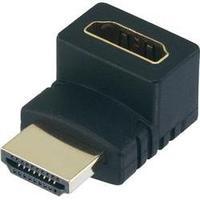 HDMI Adapter [1x HDMI plug - 1x HDMI socket] Black gold plated connector
