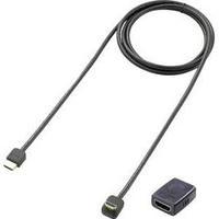 HDMI Extension cable [1x HDMI plug - 1x HDMI socket] 0.90 m Black SpeaKa Professional