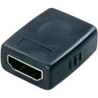 HDMI Adapter [1x HDMI socket - 1x HDMI socket] Black SpeaKa