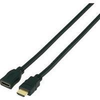 HDMI Extension cable [1x HDMI plug - 1x HDMI socket] 1 m Black SpeaKa Professional