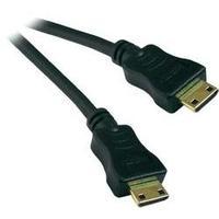 HDMI Cable [1x HDMI plug C mini - 1x HDMI plug C mini] 1 m Black EFB Elektronik