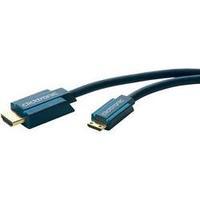 hdmi cable 1x hdmi plug 1x hdmi plug c mini 1 m blue clicktronic