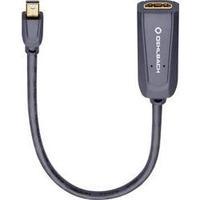 HDMI / DisplayPort Adapter [1x Mini DisplayPort plug - 1x HDMI socket] Grey
